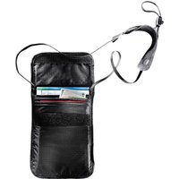 Tatonka Skin Folded Neck Pouch, Geldkatze, schwarz
