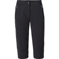 Vaude Women's Farley Stretch Capri III, Wanderhosen, Damen, schwarz