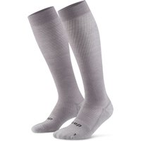 CEP Flight Socks Tall, Laufsocken, Herren, grau