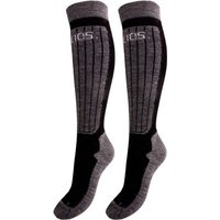 Helios Merino One 60, Skisocken, 2 Paar, schwarz