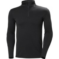 Helly Hansen Lifa Merino Midweight 1/2 Zip, Herren, schwarz