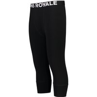Mons Royale Cascade Merino Base Layer 3/4, Skiunterhose, Herren, schwarz