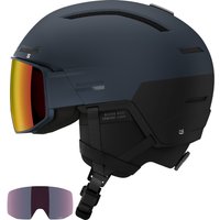 Salomon Driver Prime Sigma Plus, Skihelm mit Visier, dunkelblau