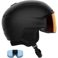 Salomon Driver Prime Sigma Plus, Skihelm mit Visir, schwarz