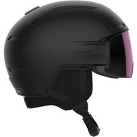 Salomon Driver Pro Sigma, Skihelm mit Visier, schwarz