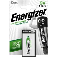 Energizer Akku Power Plus 9V E-Block 175 mAh 1 Stück Energizer Akku Power Plus 9V E-Block 175 mAh 1 Stück