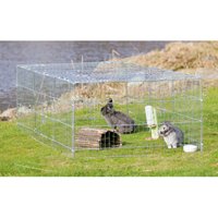 Trixie Freilaufgehege Natura mit Abdeckung verzinkt 216 cm x 65 cm x 116 cm Trixie Freilaufgehege Natura mit Abdeckung verzinkt 216 cm x 65 cm x 116 cm