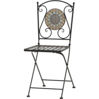 Siena Garden Klappsessel Prato Eisen 37 cm x 36 cm x 90 cm Schwarz Mosaik Siena Garden Klappsessel Prato Eisen 37 cm x 36 cm x 90 cm Schwarz Mosaik