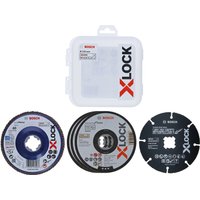 Bosch Trenn- und Fächerschleifscheiben-Set X-Lock 125 mm CMW Bosch Trenn- und Fächerschleifscheiben-Set X-Lock 125 mm CMW