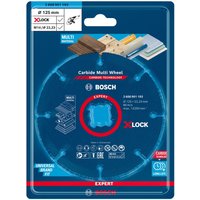 Bosch Expert Trennscheibe Carbide Multi Wheel Ø 125 mm X-Lock Bosch Expert Trennscheibe Carbide Multi Wheel Ø 125 mm X-Lock