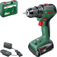Bosch 18 V Akku-Bohrschrauber UniversalDrill 18V-60 inkl. 2 Ah Akku mit Koffer Bosch 18 V Akku-Bohrschrauber UniversalDrill 18V-60 inkl. 2 Ah Akku mit Koffer