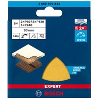 Bosch Expert Schleifblatt-Set C470 für Deltaschleifer 6 Stück Bosch Expert Schleifblatt-Set C470 für Deltaschleifer 6 Stück