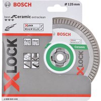 Bosch X-Lock Diamanttrennscheibe Best for Ceramic Extra Clean Turbo Ø 125 mm Bosch X-Lock Diamanttrennscheibe Best for Ceramic Extra Clean Turbo Ø 125 mm
