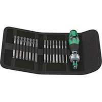 Wera Bit-Schraubendreher Kraftform Kompakt 60  RA mit Ratschenfunktion 17-teilig Wera Bit-Schraubendreher Kraftform Kompakt 60  RA mit Ratschenfunktion 17-teilig