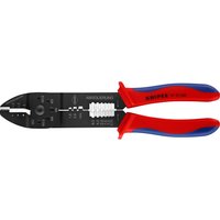 Knipex Crimpzange schwarz lackiert mit Mehrkomponenten-Hüllen 240 mm Knipex Crimpzange schwarz lackiert mit Mehrkomponenten-Hüllen 240 mm