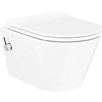Kreabad Taharet Dusch WC Mit Integrierter Kalt Armatur Soft Close WC Sitz Deckel Set