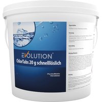 Evolution ChlorTabs 5 kg Schnelllösliche 20 g Tabletten Desinfektion Schwimmbad