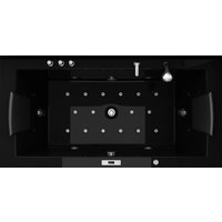 Jet-Line Whirlpool Villa Eugenie Schwarz für 2 Personen mit Heizung und Unterwasserbeleuchtung Jet-Line Whirlpool Villa Eugenie Schwarz für 2 Personen mit Heizung und Unterwasserbeleuchtung