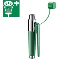 Delabie Handbrause-Augendusche 1 Sprühkopf Wandmontage, inkl. Hinweisschild