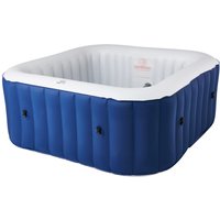 Mobiler Whirlpool SQUARE NAVY Marineblau 158 x 158 x 68 cm f. 4 Pers. Mobiler Whirlpool SQUARE NAVY Marineblau 158 x 158 x 68 cm f. 4 Pers.