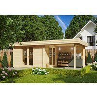 Fjordholz Gartenhaus Modell Ranja 44 Kiefer Imprägniert – 8.96 qm Fjordholz Gartenhaus Modell Ranja 44 Kiefer Imprägniert – 8.96 qm