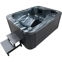 Home Deluxe Whirlpool Black Marble für 3 Personen 210 x 160 x 85 cm Home Deluxe Whirlpool Black Marble für 3 Personen 210 x 160 x 85 cm