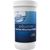 Evolution ChlorTabs 1 kg Langsamlösliche 200 g Tabletten Desinfektion Schwimmbad