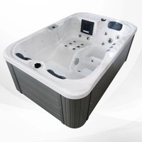 Tronitechnik Outdoor Whirlpool Spa Tino Weiss Silber Marmoriert 195Cm X 127Cm Mit Heizung Hydromassage Zwei Pumpen Tronitechnik Outdoor Whirlpool Spa Tino Weiss Silber Marmoriert 195Cm X 127Cm Mit Heizung Hydromassage Zwei Pumpen