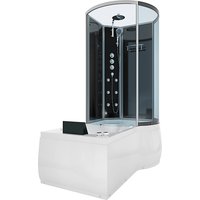 AcquaVapore Kombination Whirlpool Dusche K50-L32-WP-EC Duschkabine Wanne 170×100 AcquaVapore Kombination Whirlpool Dusche K50-L32-WP-EC Duschkabine Wanne 170×100
