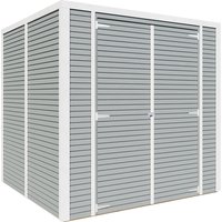 Bertilo Holz-Gartenhaus Box 3 Grau 208 cm x 202 cm FSC® – 0.63 qm Bertilo Holz-Gartenhaus Box 3 Grau 208 cm x 202 cm FSC® – 0.63 qm