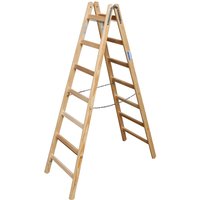 Krause Doppel-Leiter Holz 2 x 7 Sprossen Krause Doppel-Leiter Holz 2 x 7 Sprossen