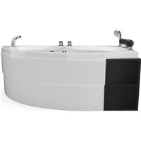 Vente-unique Whirlpoolbadewanne Luana Weiß 150 cm