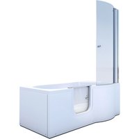 AcquaVapore Seniorendusche und Badewanne mit Tür S12D-L-EC Dusche 170x85