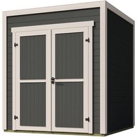 Weka Gartenhaus Batu 1 Flachdach Vollholztür Dark Grey 200 cm x 200 cm – 4.45 qm Weka Gartenhaus Batu 1 Flachdach Vollholztür Dark Grey 200 cm x 200 cm – 4.45 qm