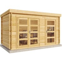 Alpholz Gartenhaus Set Paloma Grande Naturbelassen 404x234cm inkl. Dacheindeckung und Fußboden – 9.21 qm Alpholz Gartenhaus Set Paloma Grande Naturbelassen 404x234cm inkl. Dacheindeckung und Fußboden – 9.21 qm