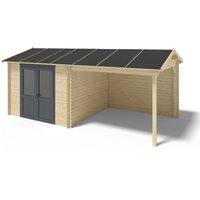 Altanka Gartenhaus Gerätehaus 17.4 m2 5.79×3 m 28 mm DOM639 – 15.32 qm Altanka Gartenhaus Gerätehaus 17.4 m2 5.79×3 m 28 mm DOM639 – 15.32 qm