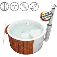 Holzklusiv Hot Tub Saphir 200 Thermoholz Spa Deluxe Wanne Weiß Holzklusiv Hot Tub Saphir 200 Thermoholz Spa Deluxe Wanne Weiß