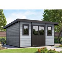 Fjordholz WPC Gartenhaus Modell Duo Color 15 m² – 9.79 qm Fjordholz WPC Gartenhaus Modell Duo Color 15 m² – 9.79 qm