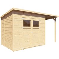 Bertilo Gartenhaus Amrum 3 Plus Naturbelassen 386 x 180 cm – 8.14 qm Bertilo Gartenhaus Amrum 3 Plus Naturbelassen 386 x 180 cm – 8.14 qm