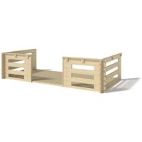 Altanka Veranda zum Gartenhaus 4×2 m Farbe Holz DOM545 – 3.92 qm Altanka Veranda zum Gartenhaus 4×2 m Farbe Holz DOM545 – 3.92 qm