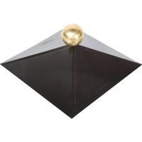 Wolff Finnhaus Dachhaube 4-Eck mit Messingkugel Wolff Finnhaus Dachhaube 4-Eck mit Messingkugel