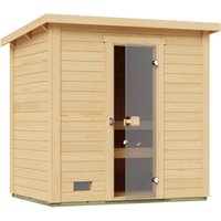 Weka Saunahaus Kaapi 2 Dampfbad-Ofen Natur