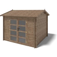 Altanka Gartenhaus Gerätehaus 9 m2 3×3 m 28 mm Imprägniert DOM676 – 8.2 qm Altanka Gartenhaus Gerätehaus 9 m2 3×3 m 28 mm Imprägniert DOM676 – 8.2 qm
