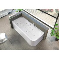 Ottofond Whirlpool-Komplettset Spirit 180×80 cm Rechts Weiß mit Wannenrandarmat Ottofond Whirlpool-Komplettset Spirit 180×80 cm Rechts Weiß mit Wannenrandarmat