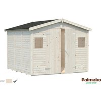 Palmako Dan Holz-Gartenhaus Klar Satteldach Tauchgrundiert 273 cm x 280 cm – 7.64 qm Palmako Dan Holz-Gartenhaus Klar Satteldach Tauchgrundiert 273 cm x 280 cm – 7.64 qm