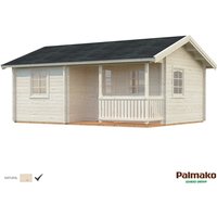 Palmako Sandra Holz-Gartenhaus Natur Satteldach Unbehandelt 620 cm x 450 cm – 27.9 qm Palmako Sandra Holz-Gartenhaus Natur Satteldach Unbehandelt 620 cm x 450 cm – 27.9 qm