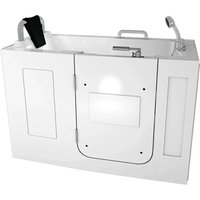 AquaVapore Senioren Sitzbadewanne Sitzwanne Badewanne mit Tür Pool S07-B-L 140cm