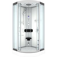 AcquaVapore Dampfdusche Duschtempel Sauna Dusche Duschkabine D46-10T2-EC 90x90