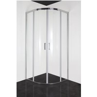 Sanotechnik Runddusche Elite Chrom 90 cm x 90 cm x 195 cm Radius 55 cm