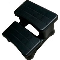 Nordlys Whirlpooltreppe 38 cm x 66 cm x 60 cm Schwarz Nordlys Whirlpooltreppe 38 cm x 66 cm x 60 cm Schwarz